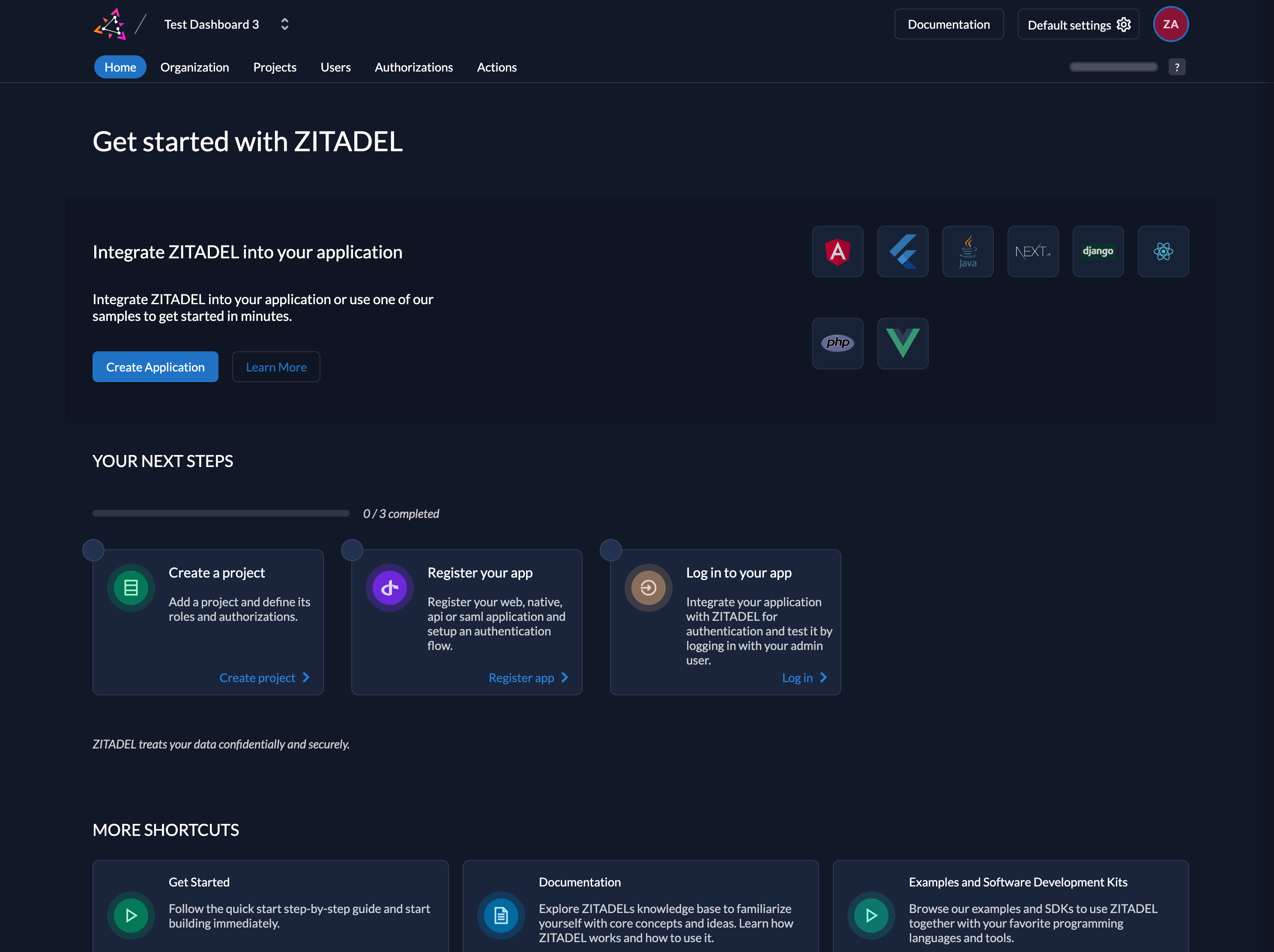 /TheArchive/zitadel/raw/branch/clean-transactional-propsal/docs/static/img/guides/quickstart/instance_dashboard.png