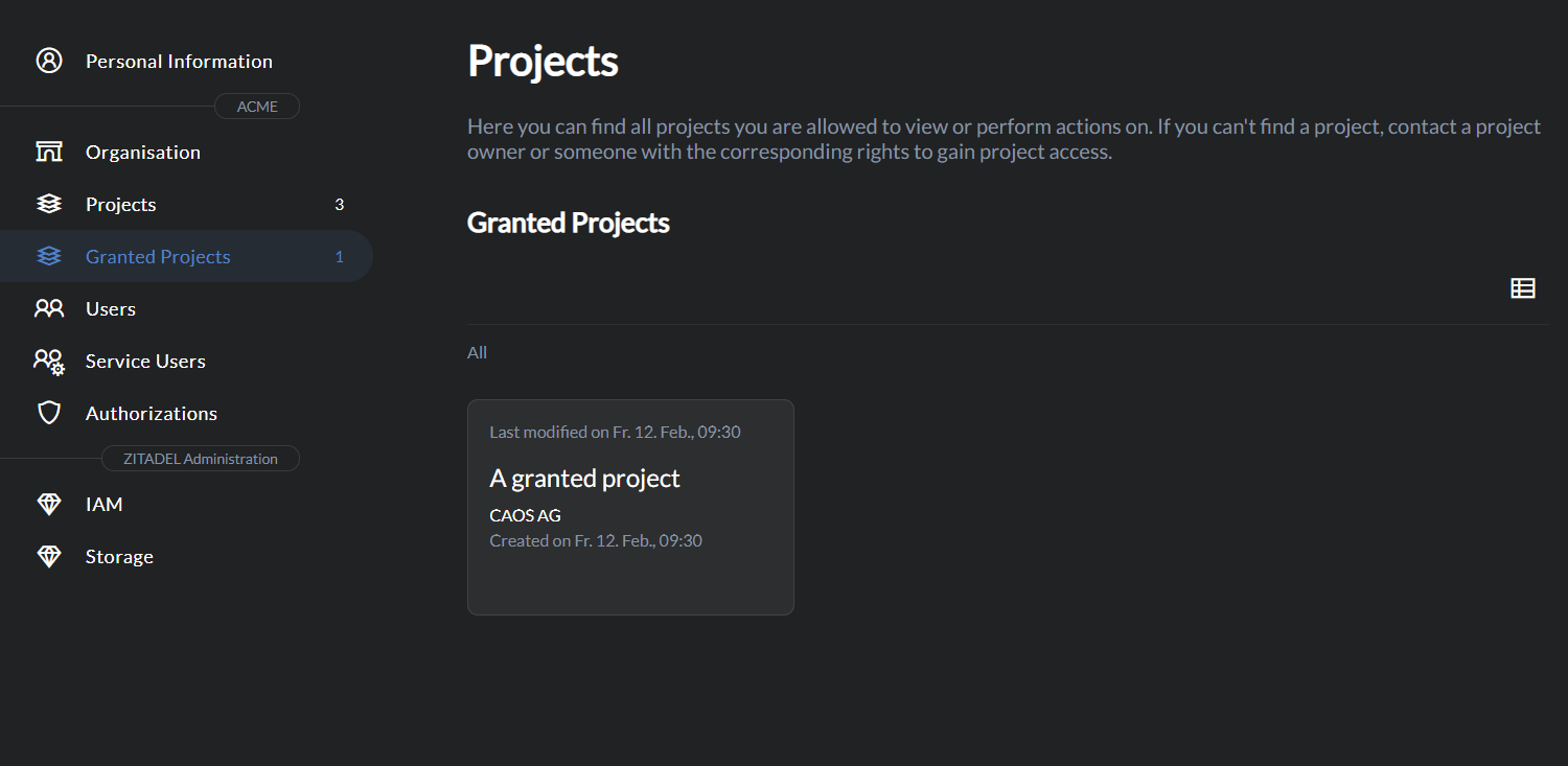 /TheArchive/zitadel/raw/commit/71e40f6aa6c682bf1206d1e957f71656aa248685/docs/static/img/console_granted_projects_overview.png