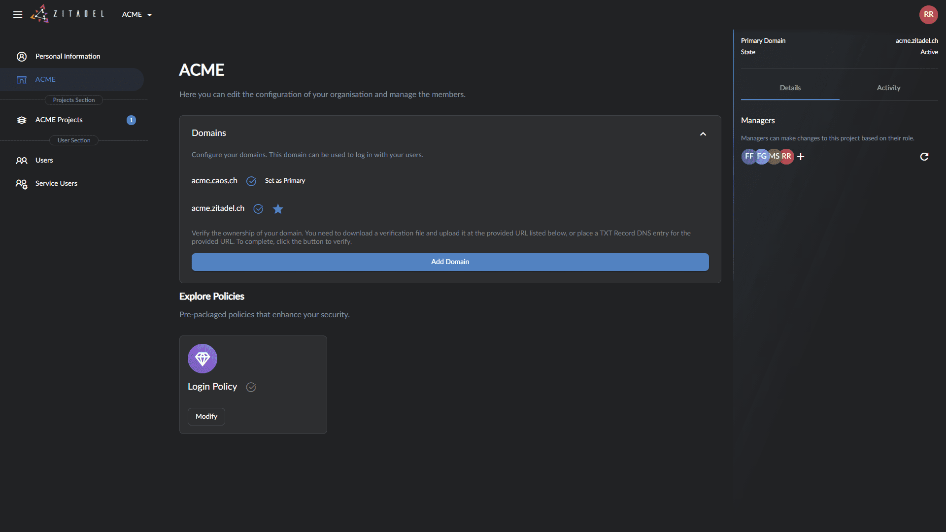 /TheArchive/zitadel/raw/commit/823f8cc7519d87f3734634552545f6cf11724a61/site/static/img/console_org_domain_verified.png