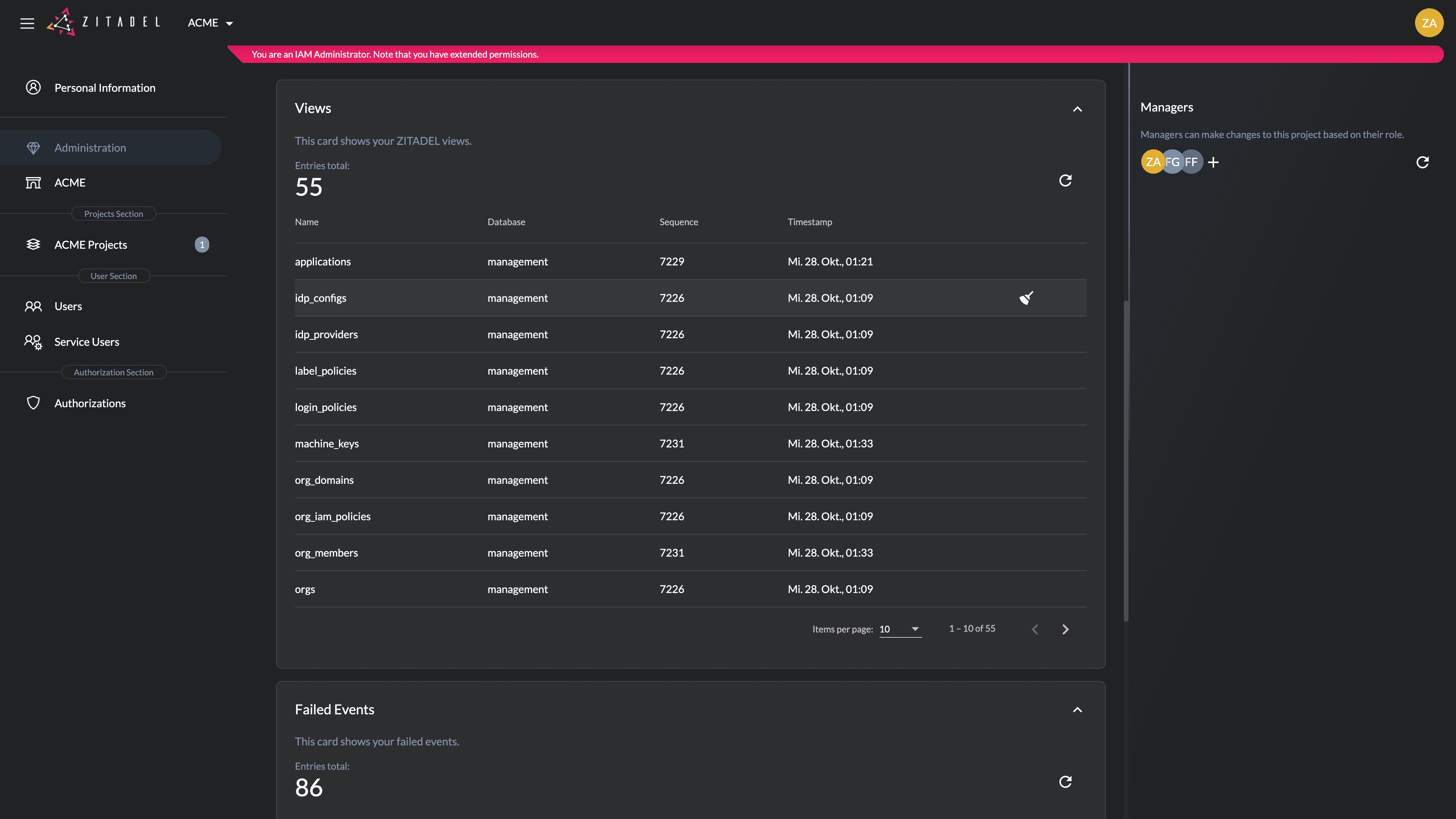 /TheArchive/zitadel/raw/commit/f6a320a9dd41957b36d1158fafac59b9e1897282/docs/static/img/console_iam_admin_views.png